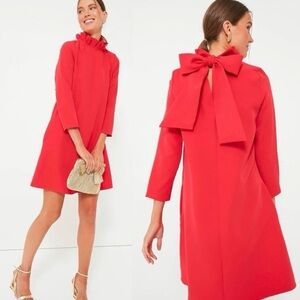 Tuckernuck Red Bow Back Dress